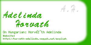 adelinda horvath business card
